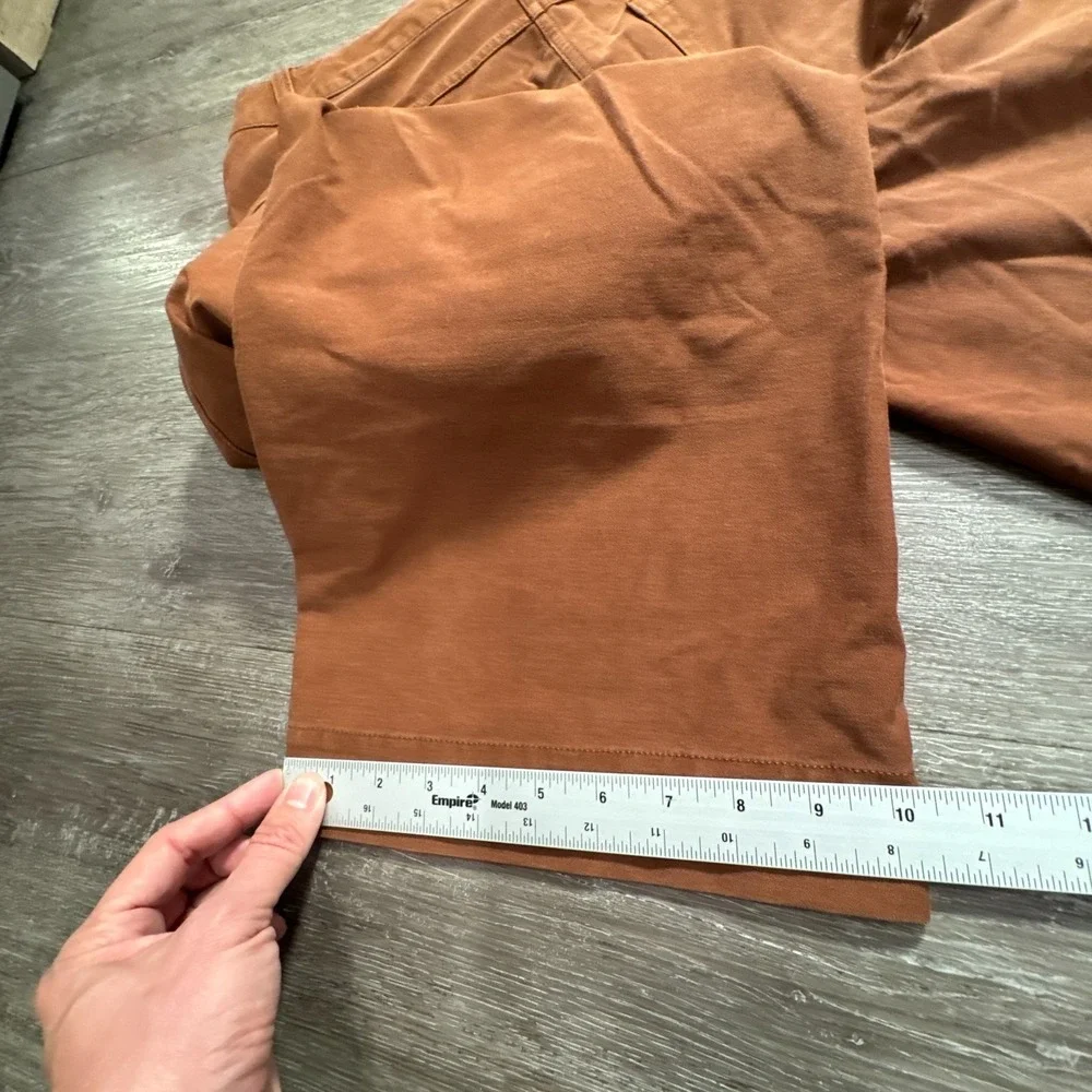 Lululemon City Sleek Pants Womens‎ 28 Brown Twill Wide Leg Commuter Gorpcore